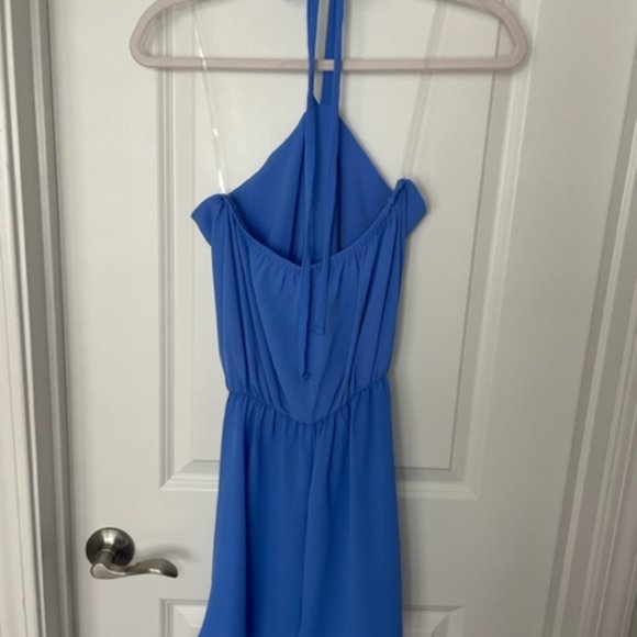 Thychee - Blue Halter Romper - Picture 6 of 6